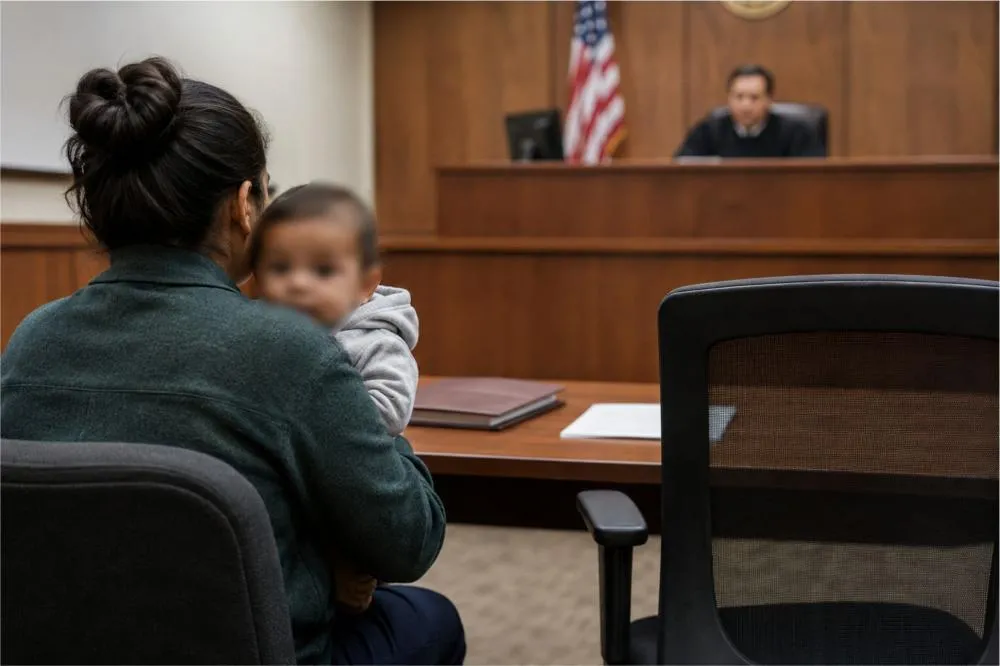 Bebê imigrante de 1 ano enfrenta processo de deportação sem representação jurídica efetiva nos EUA