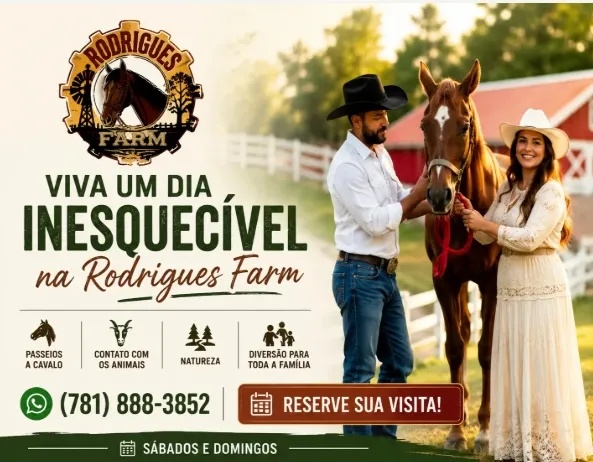 Rodrigues Farm oferece experiência completa de fazenda para toda a família em Berkley, Massachusetts