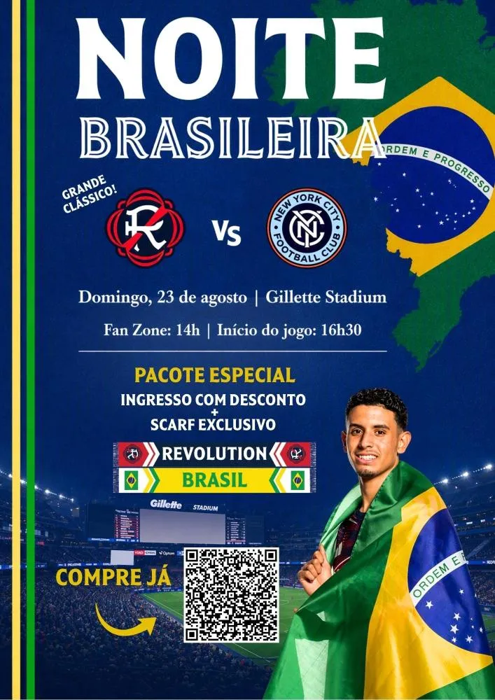 Flamengo enfrenta New York City FC no Gillette Stadium em evento especial para a torcida brasileira